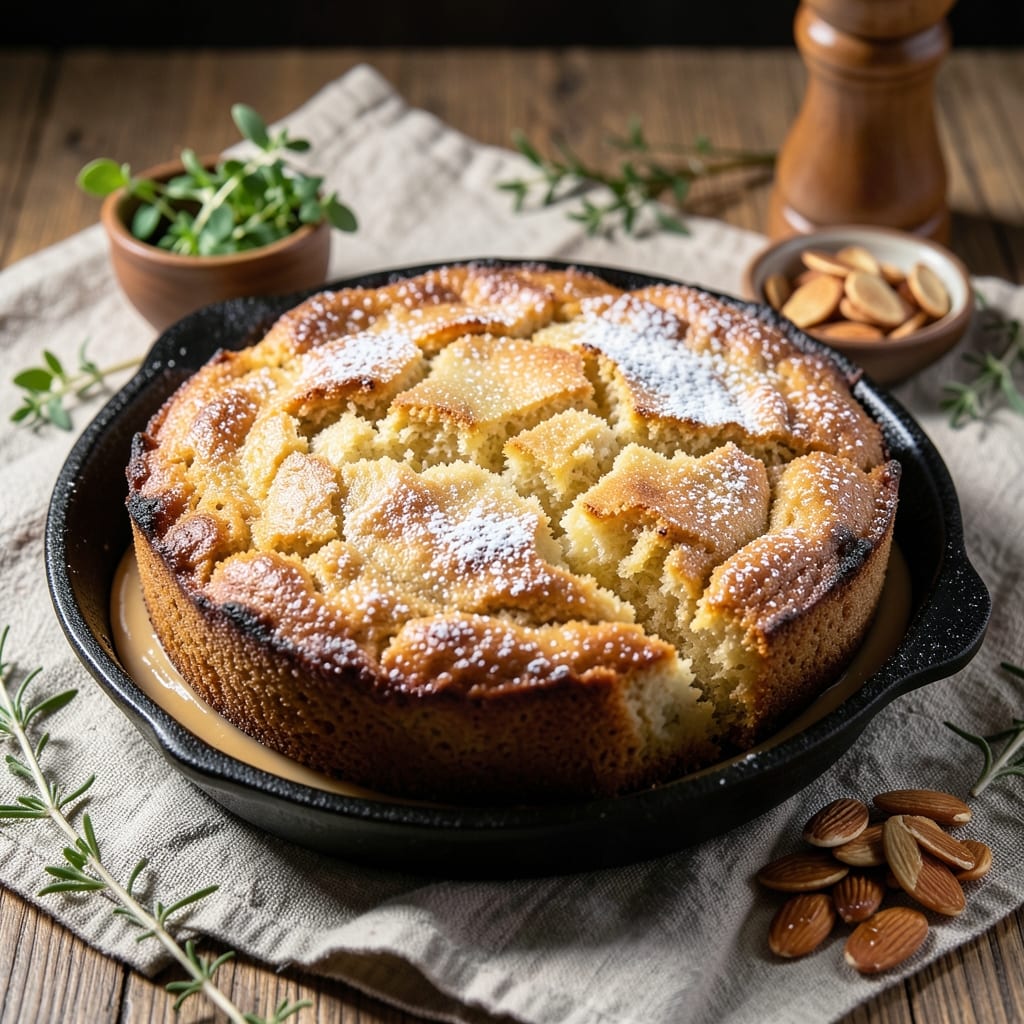Almond Skillet Cake Recipe: Nutty Caramelized Top With Single-Serve Ease