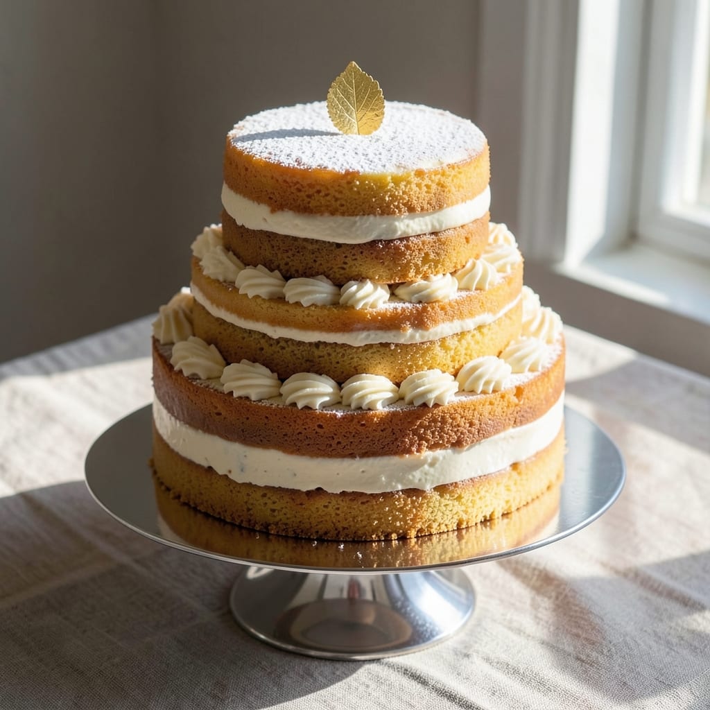 Ambassador Cake Recipe: Layered Vanilla-Almond Dream With Buttery Crispness