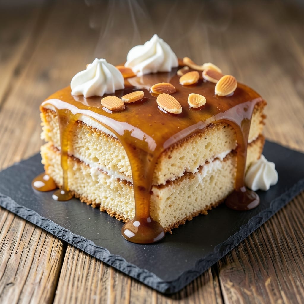 Amaretto Cake Glaze Recipe: Nutty Liquor Shine for Rich Decoration