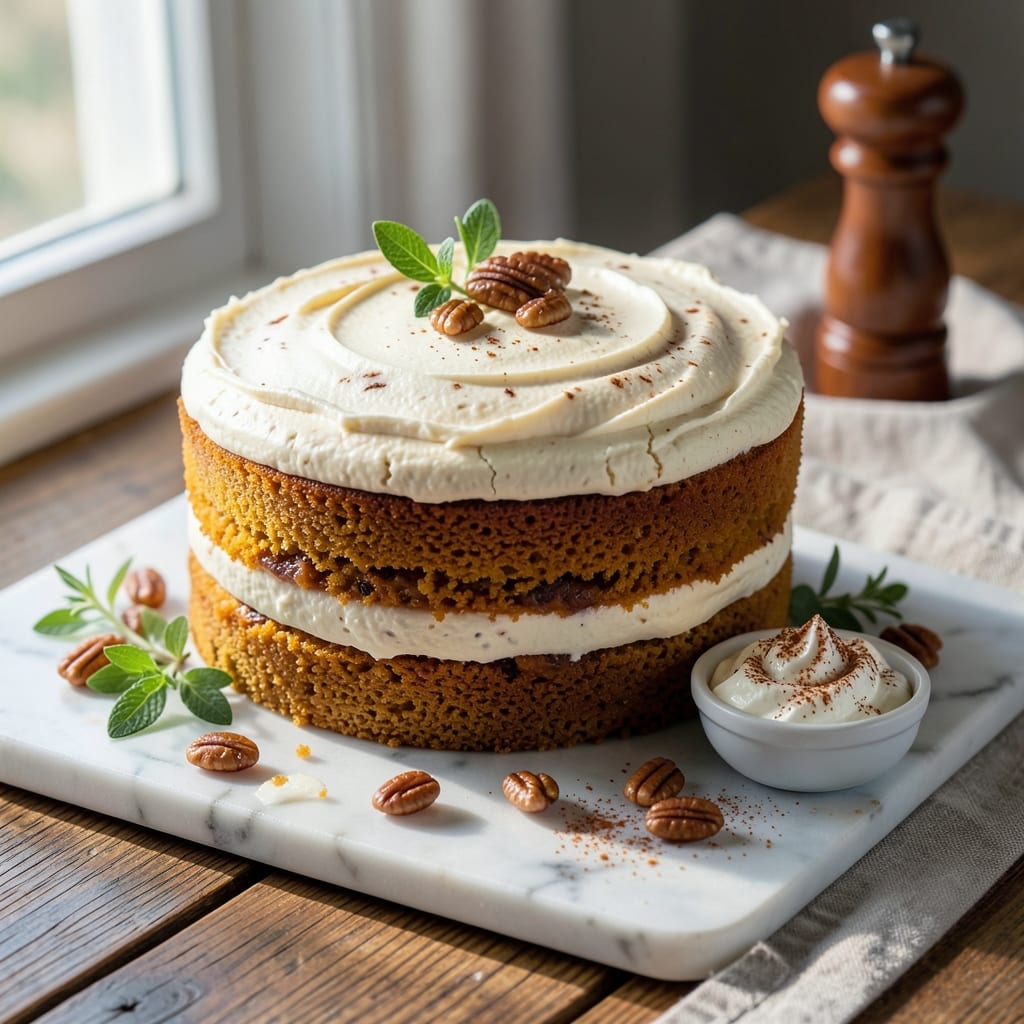 Alison Roman's Pumpkin Cake Recipe: Spiced Moistness With Toasted Pecan Crown