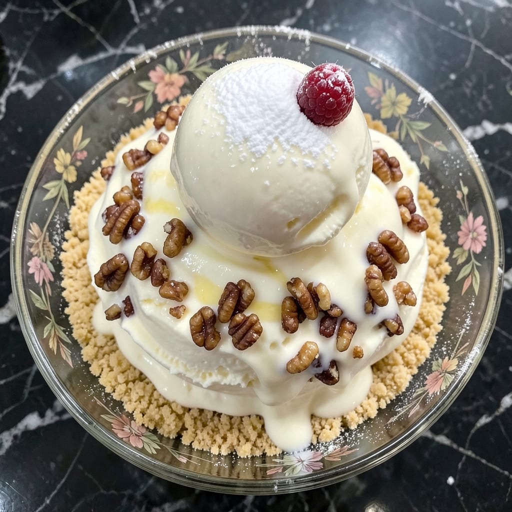 All Ice Cream Cake Recipe: No-Bake Vanilla Cloud With Crunchy Cookie Base