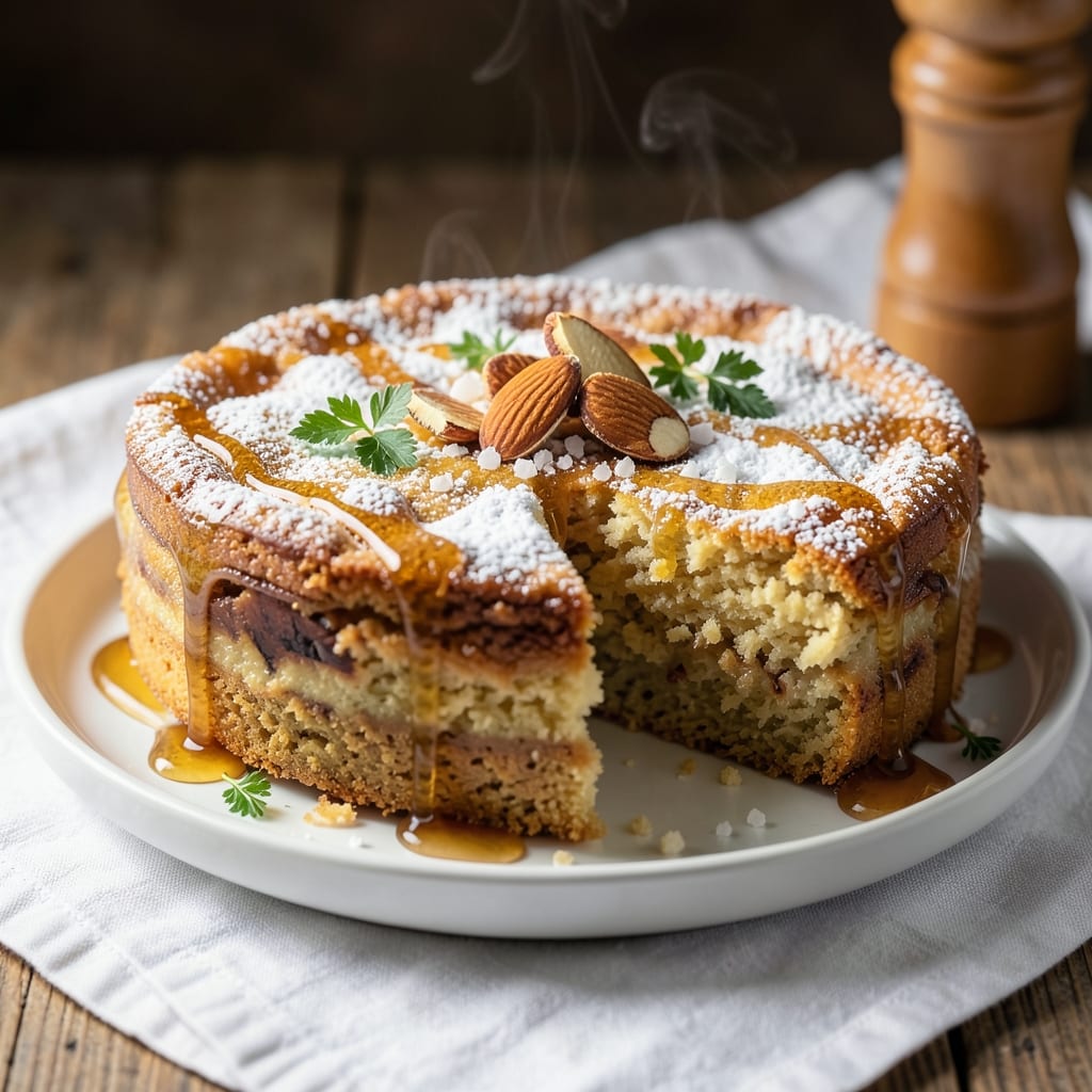 Almond Polenta Cake Recipe: Golden Crust With Almond-Infused Core