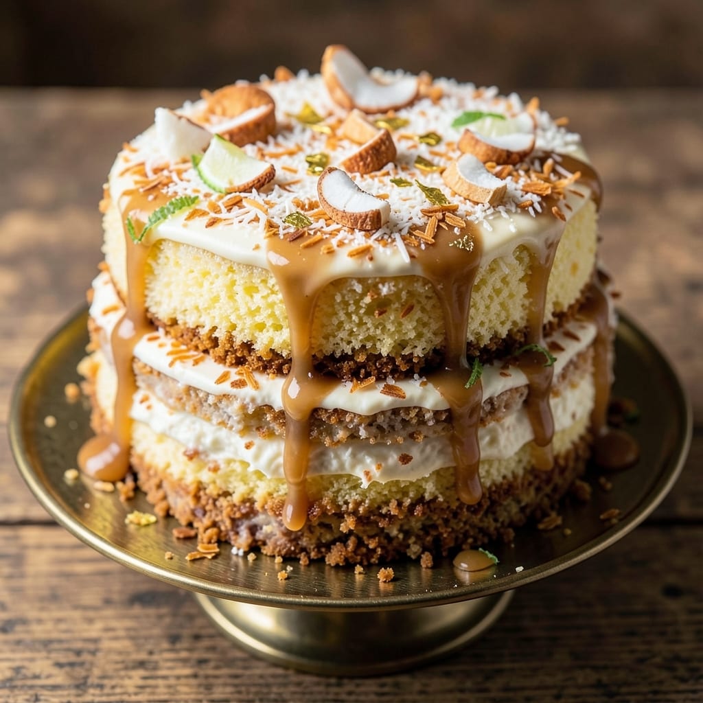 Amazing Coconut Cake Recipe: Tropical Layers with Golden Crispness