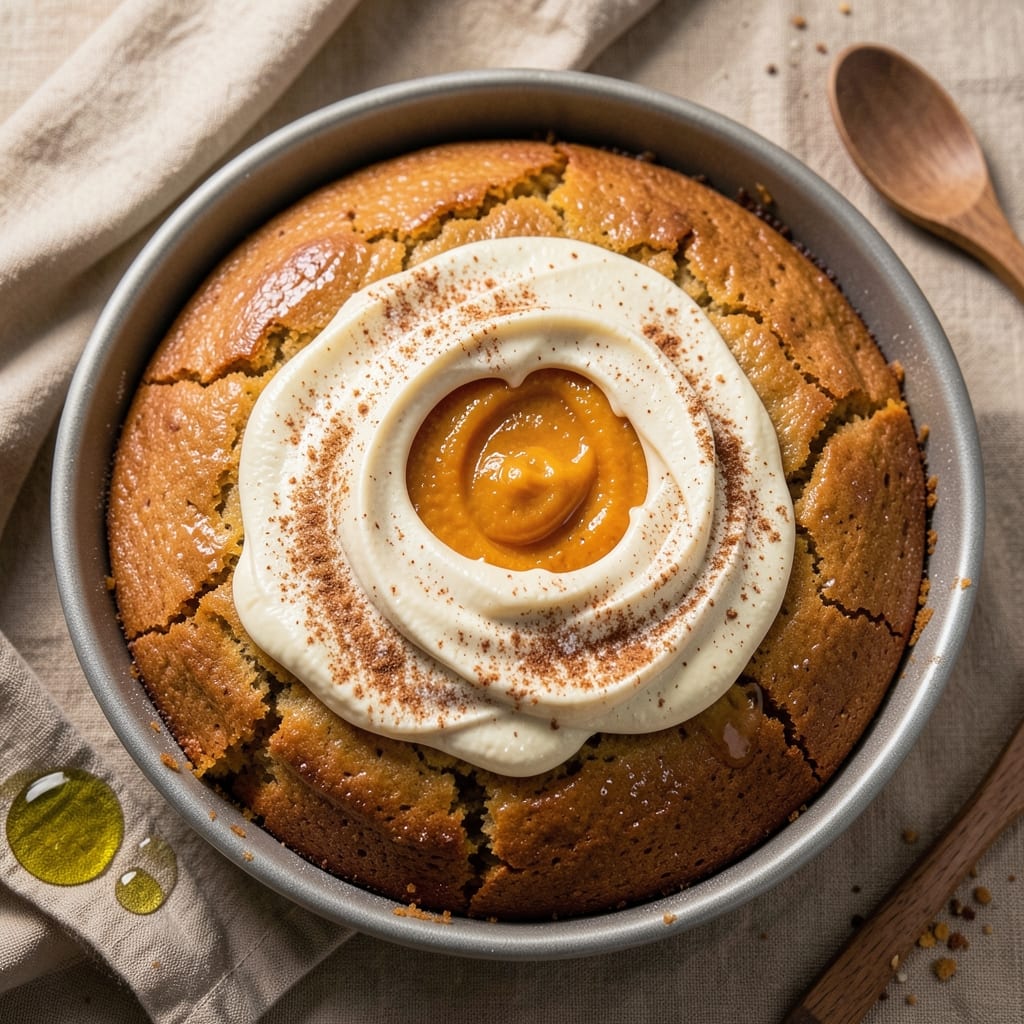 6-Inch Pumpkin Cake Recipe: Mini Serving Size with Cream Cheese Frosting Rivers