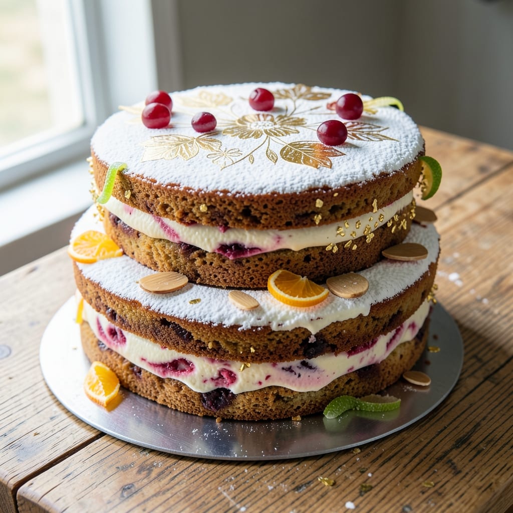Alcohol-Free Christmas Cake Recipe: Spiced Fruit Soak Without Booze
