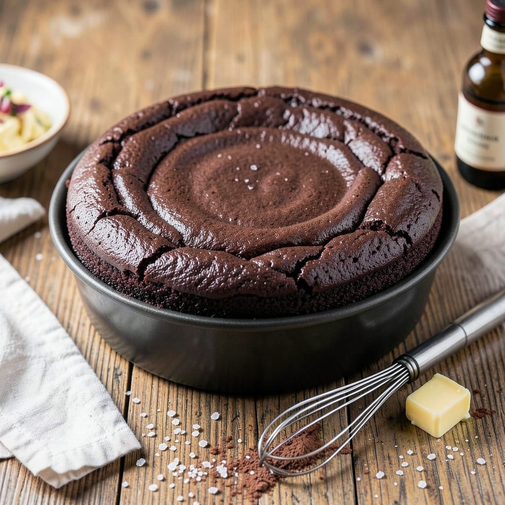 1 Layer 6 Inch Chocolate Cake Recipe: Rich Fudge Core With Crispy Top Contrast