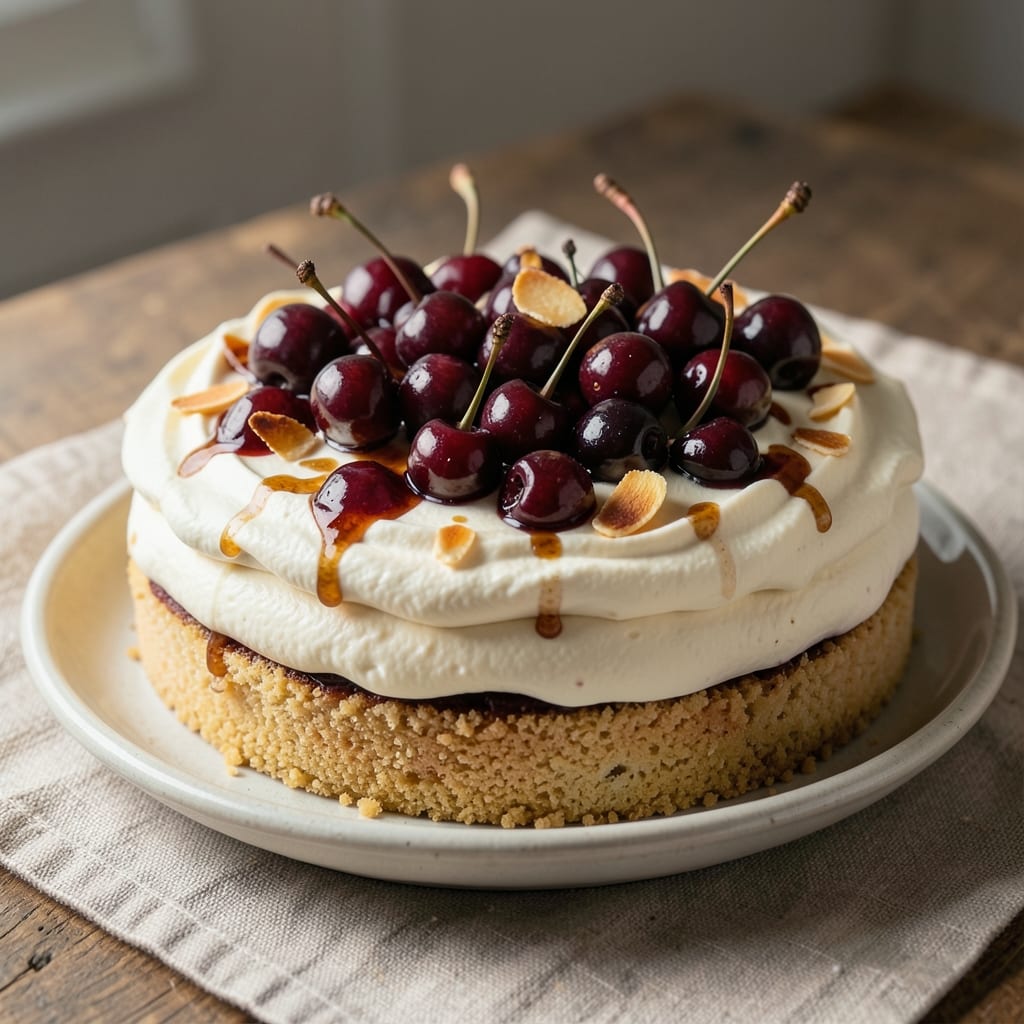 Amarena Cherry Cake Recipe: Sunshine-Soaked Layers With Tart-Sweet Magic