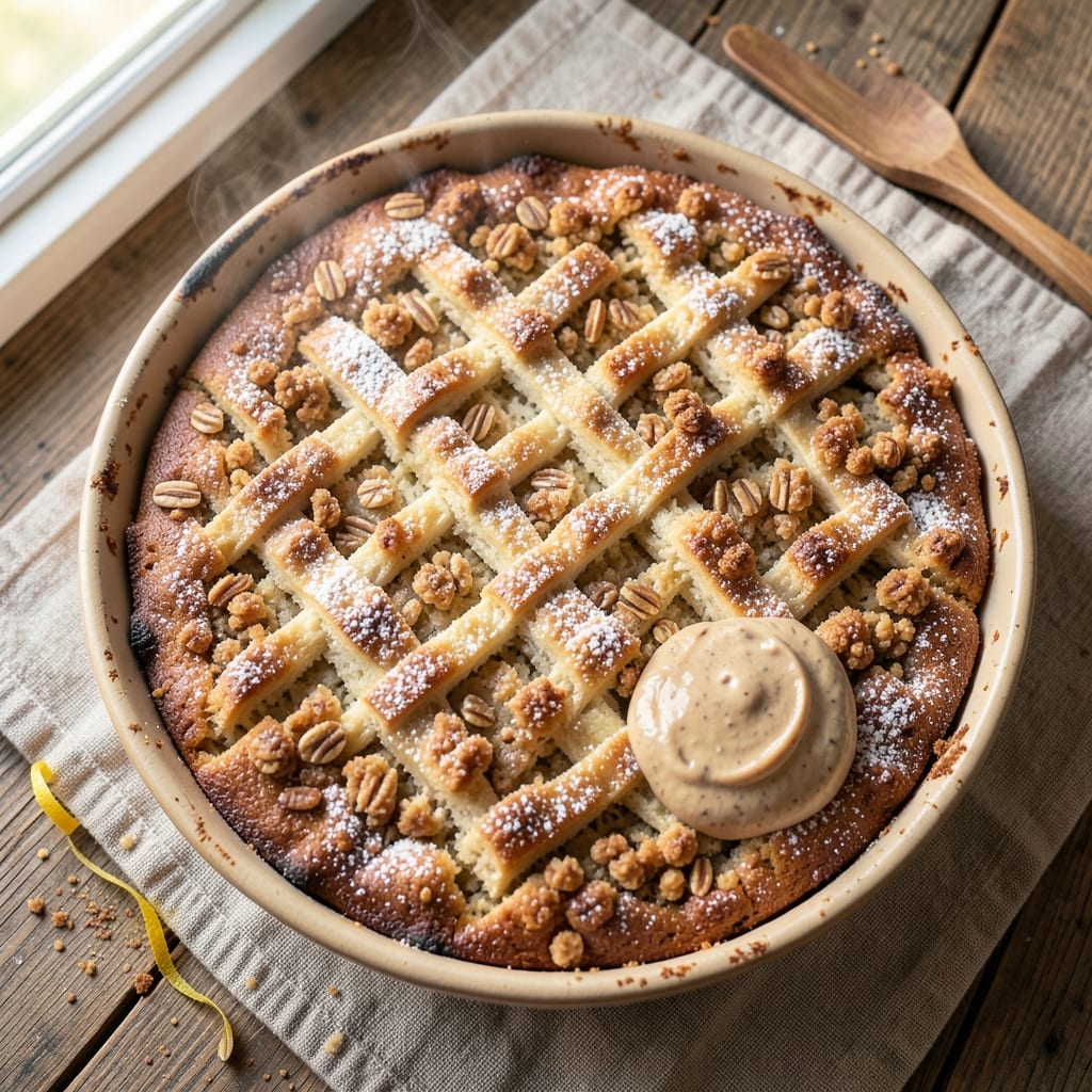 Alton Brown's Coffee Cake Recipe: Swirled Vanilla Bean and Crisp Streusel Top