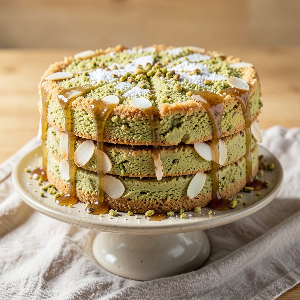 Almond Flour Pistachio Cake Recipe: Nutty Crunch and Moist Layers in One Bite
