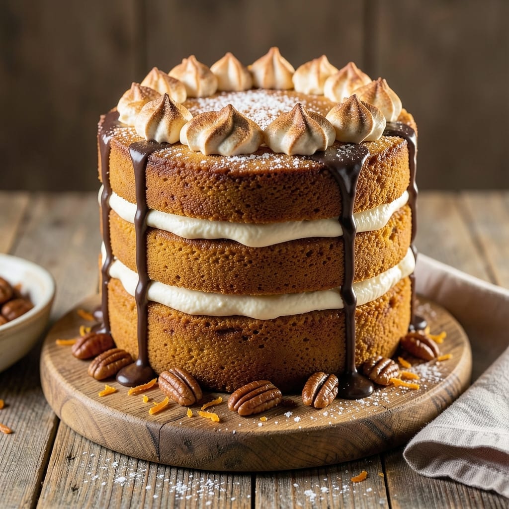 3 Layer Pumpkin Cake Recipe: Velvety Spice Cake With Cream Cheese Frosting Rivers