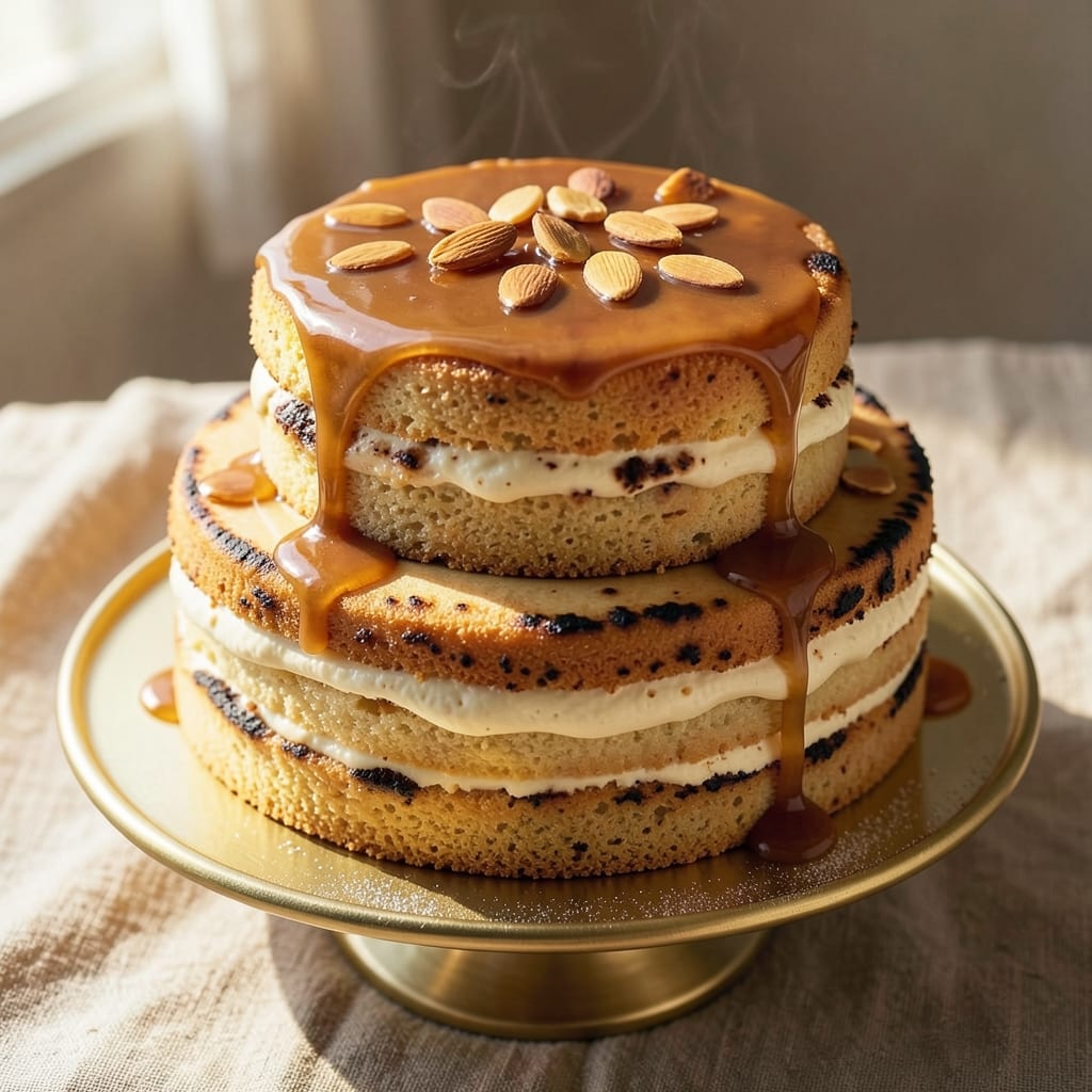 Almond Custard Cake Recipe: Golden Crust Hiding Ultra-Moist Layers