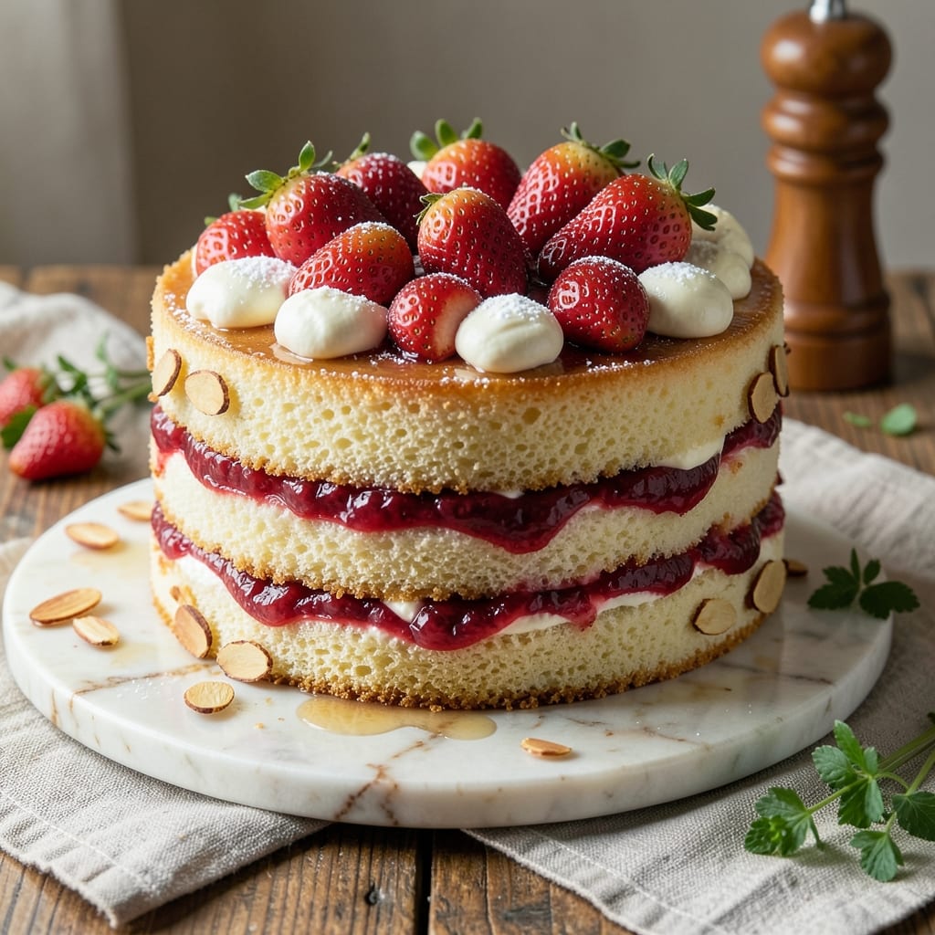 Ambrosia Bakery Strawberry Cake Recipe: Velvety Layers with Bursting Fruit