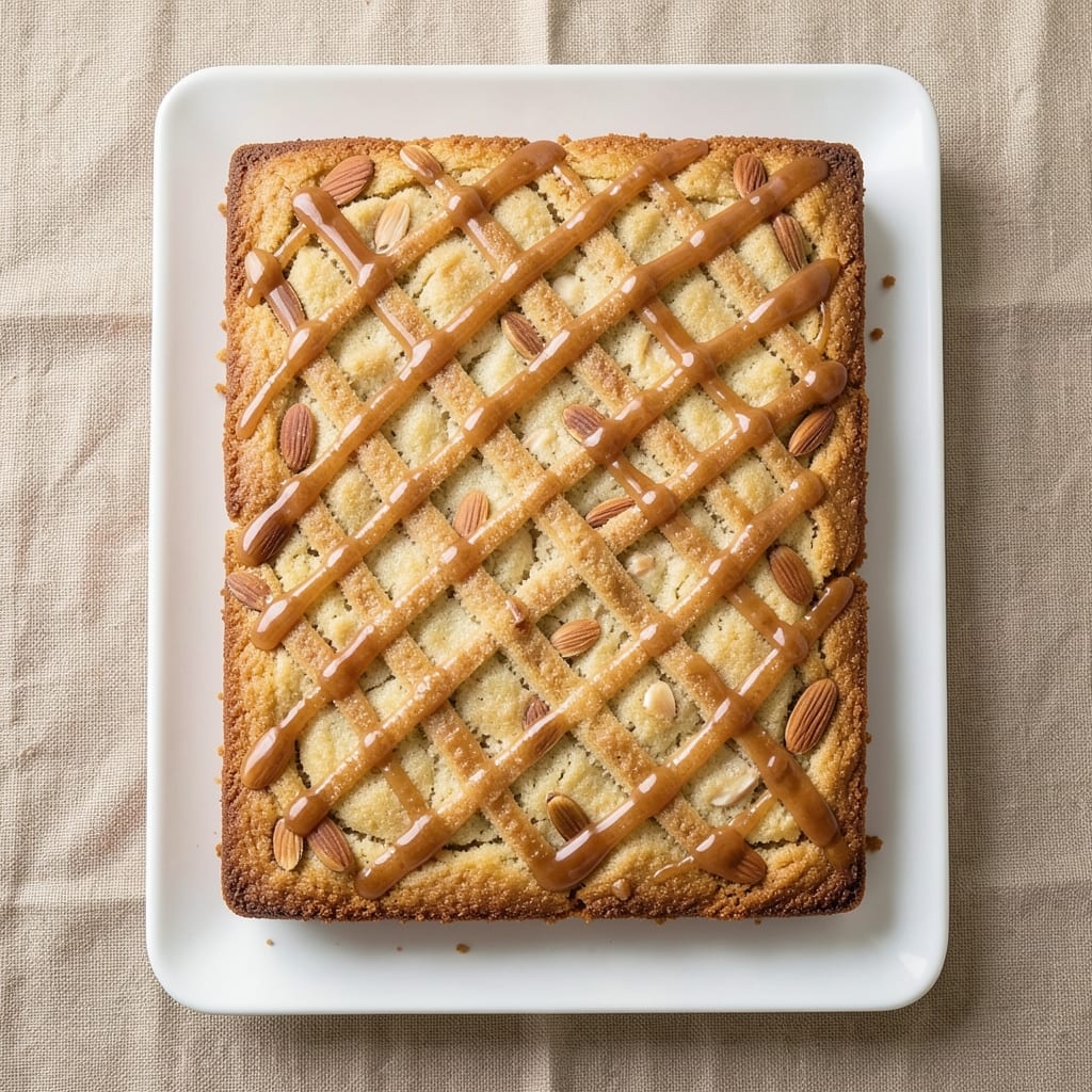 Marion's Kitchen Almond Sheet Cake Recipe: Vanilla-Infused Layers with Crisp Almond Crown