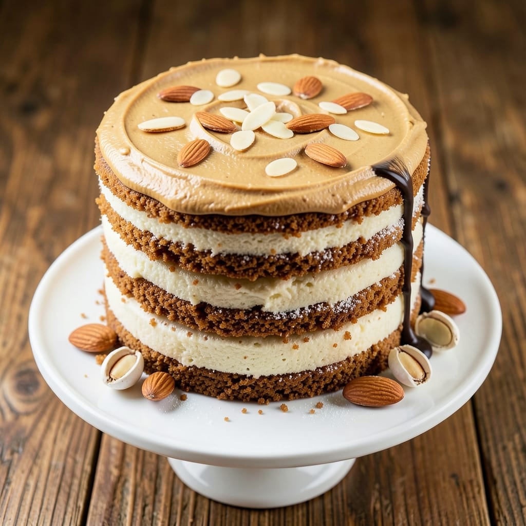 Almond Cookie Cake Recipe: Nutty Swirls and Buttery Frosting Magic