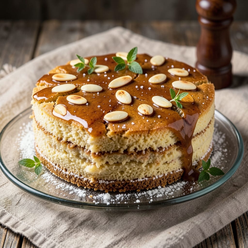 Amandine Cake Recipe: Almond-Infused Layers with Crispy Top Magic