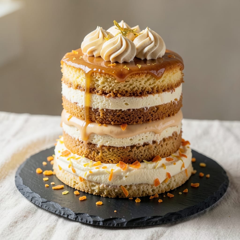 Alhambra Cake Recipe: Marbled Vanilla and Chocolate Layers with Crispy Top