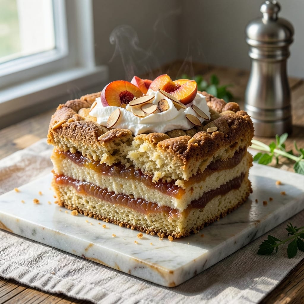 Almond and Apricot Cake Recipe: Warm Spice and Nutty Crunch in Every Layer