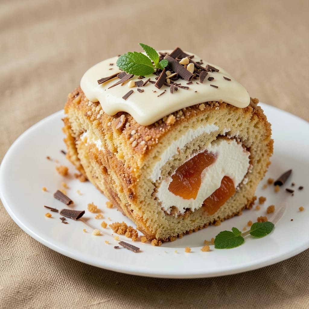 Almond Cake Roll Recipe: Swiss Meringue Buttercream Swirl Magic