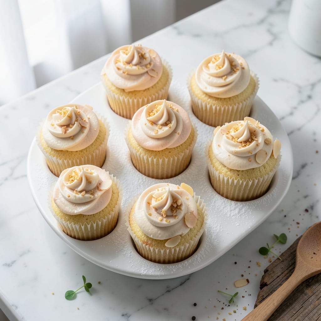 Almond Wedding Cake Cupcakes Recipe: Luxe Frosting and Nutty Depth in Mini Bites
