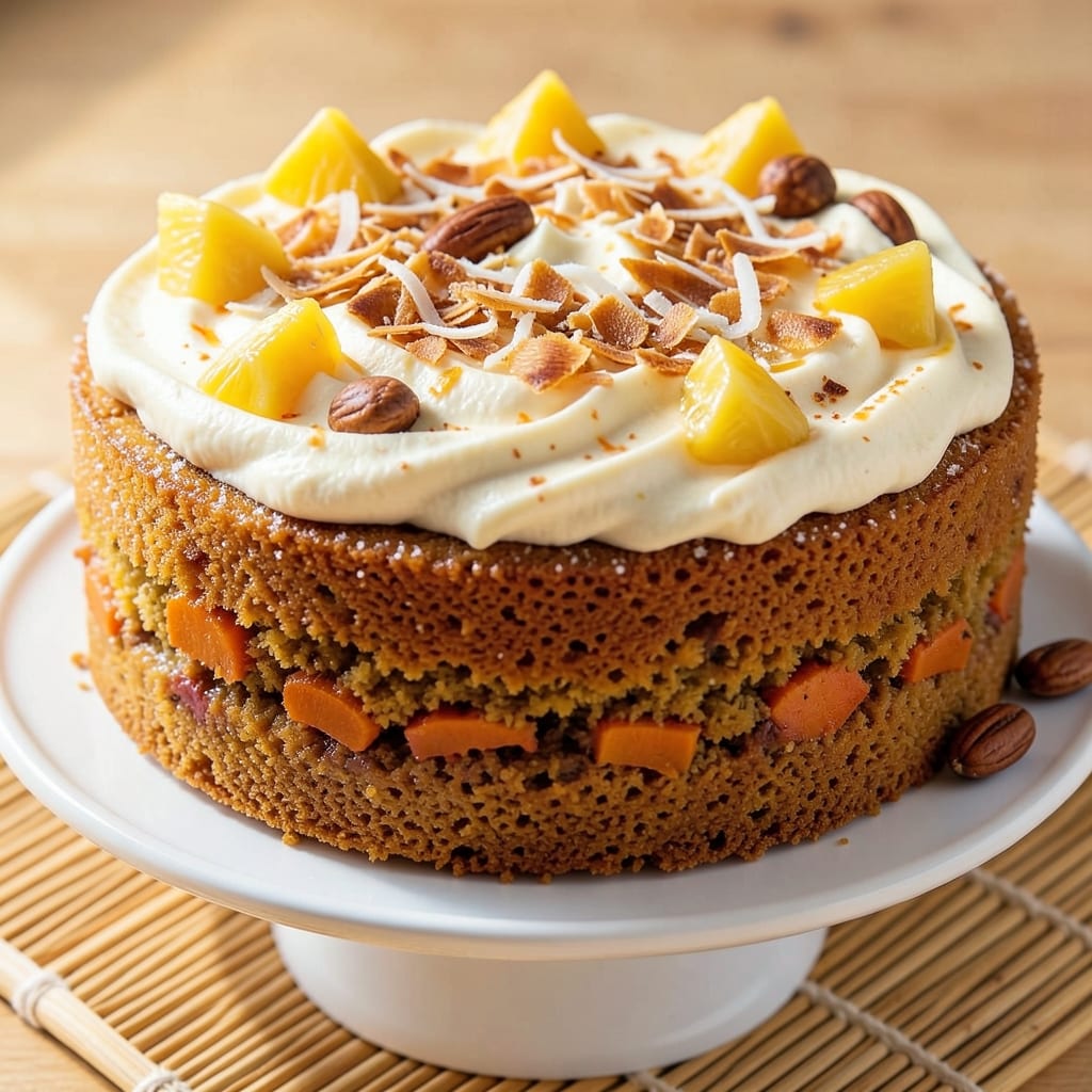 Aloha Carrot Cake Recipe: Pineapple Crunch and Cream Cheese Frosting Magic