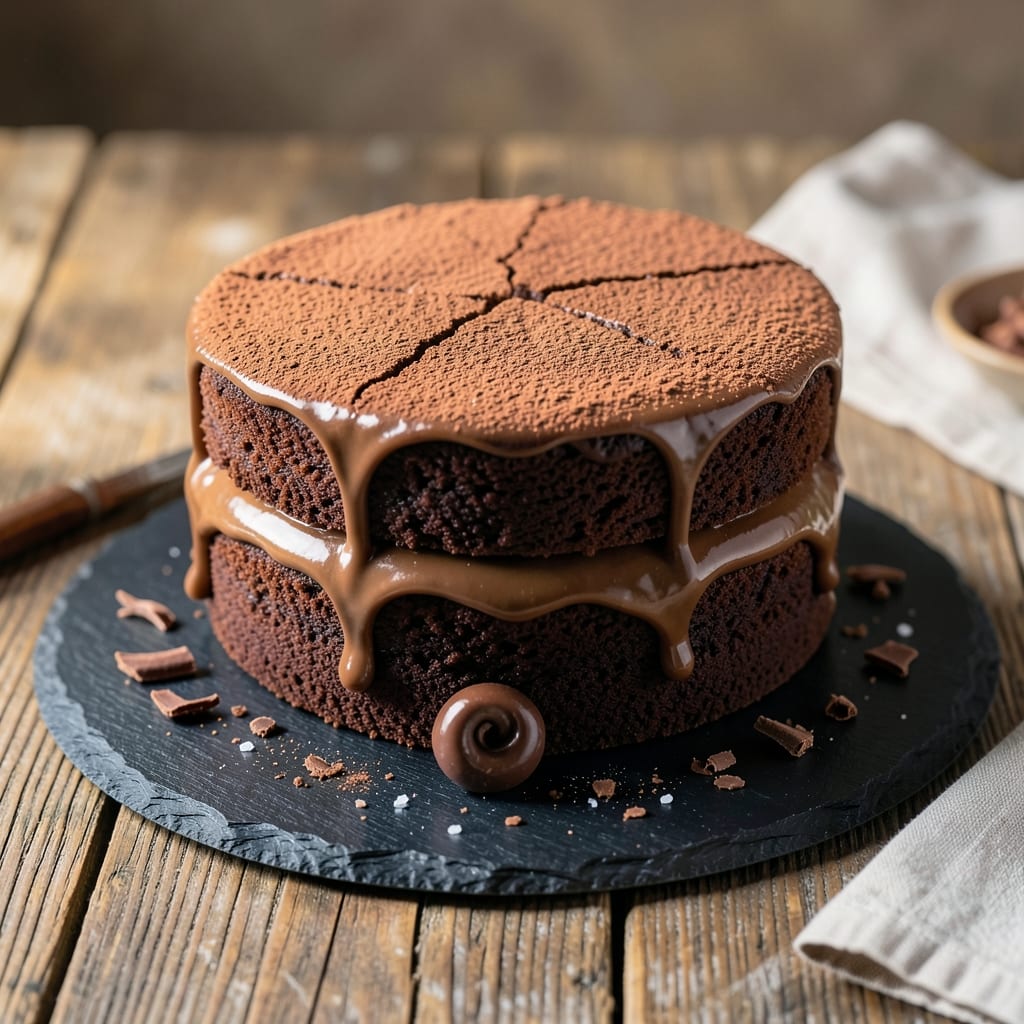 2 Layer 6-Inch Chocolate Cake Recipe: Fondant-Bridged Stability in One Tin